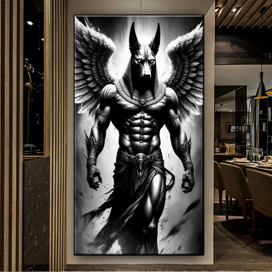 Model Kit Anubis - Kit complet de peinture diamantée, nouveau