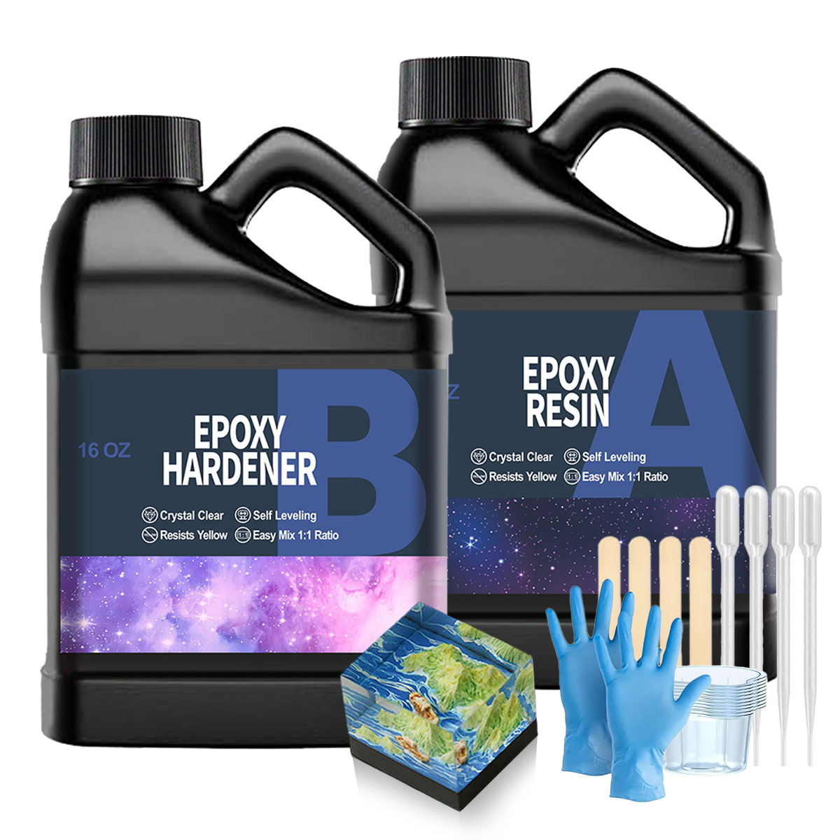 Resin Kit Cast - Kit de résine époxy transparente 32