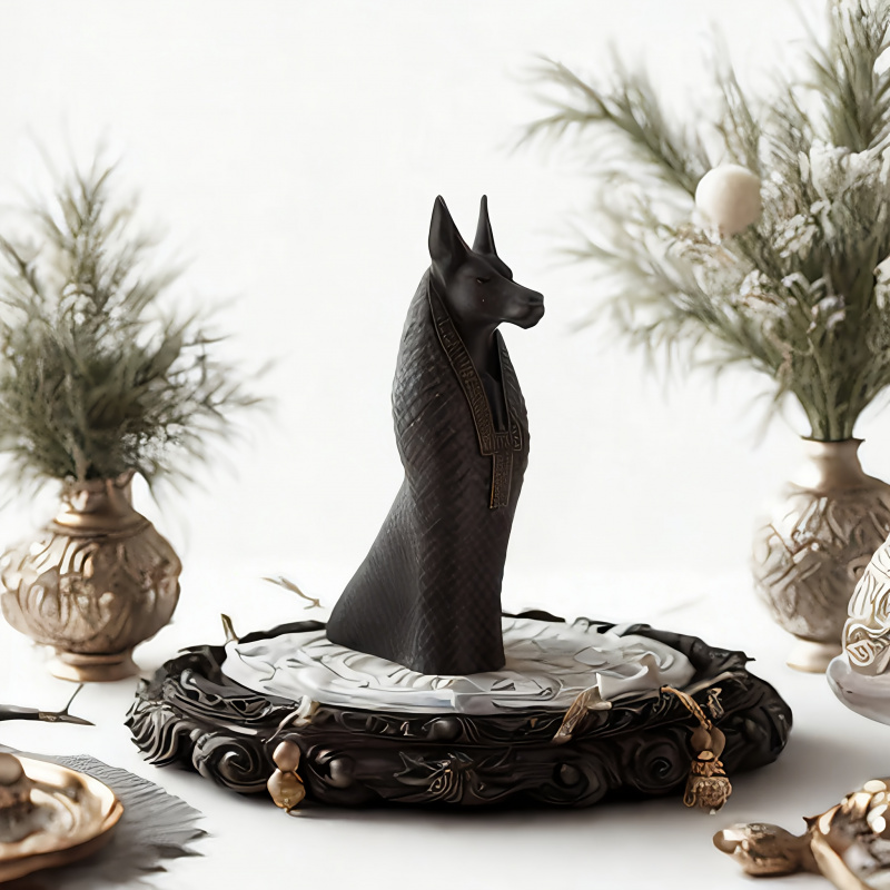 Model Kit Anubis - 1 Statue d'Anubis, dieu égyptien de