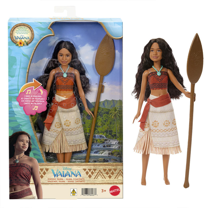 Mattel Toy Barbie - Poupée Barbie Moana chantante authentique, inspirée