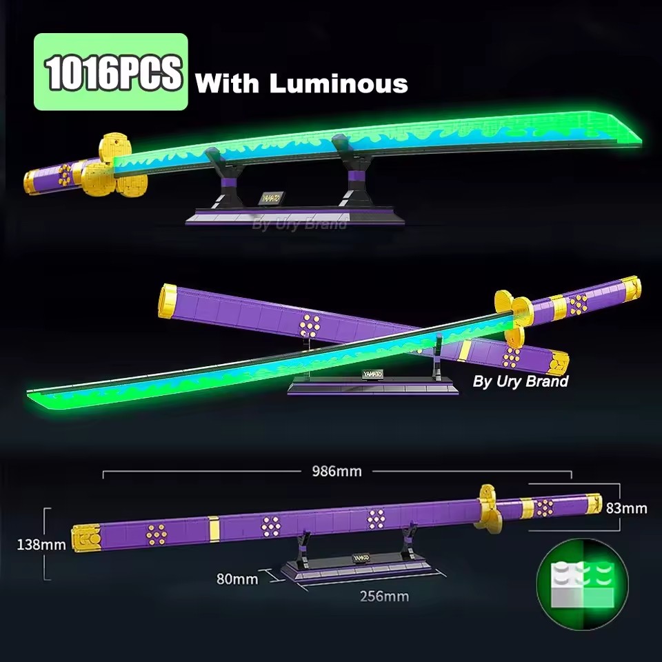 Model Kit Yamato - 2022 nouveau 1016 pièces Anime Roronoa