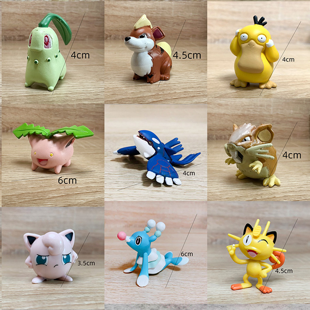 Model Kit Eevee - Nouvelles figurines d'action Pokémon Eevee Charmander