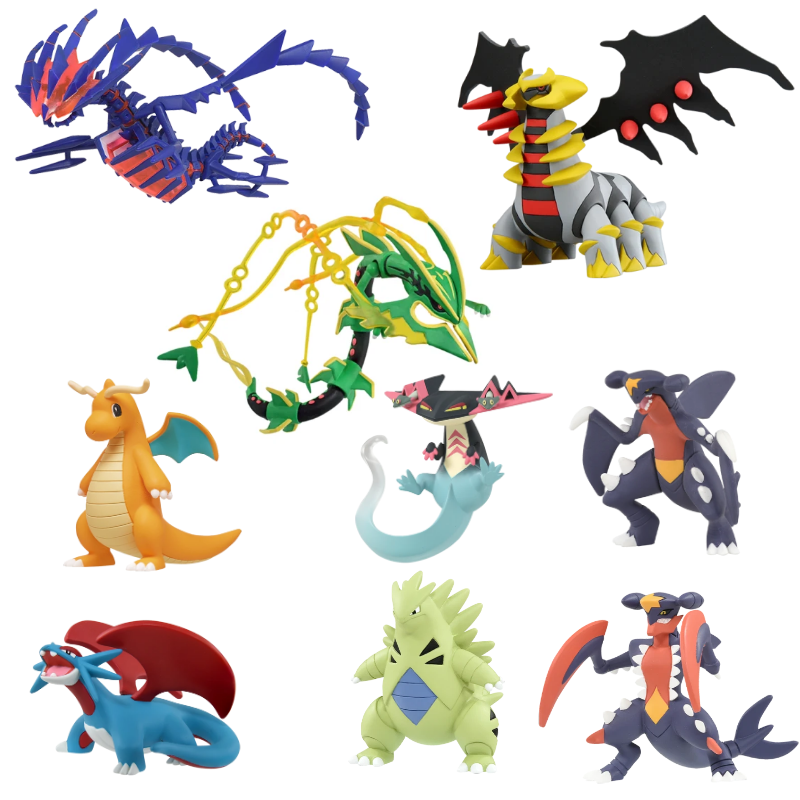 Model Kit Rayquaza - Figurines originales TAKARA TOMY de type