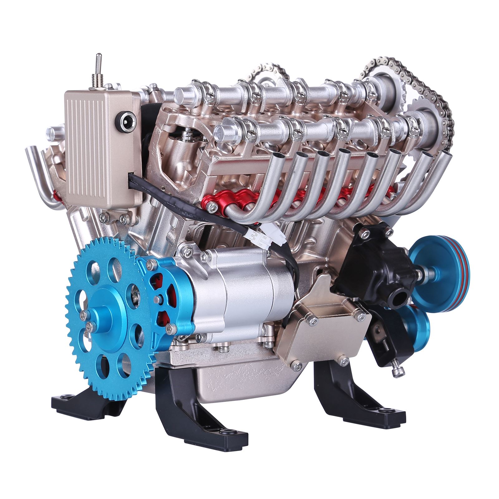 Model Kit Engine V8 - 500 + pièces bricolage V8 modèle