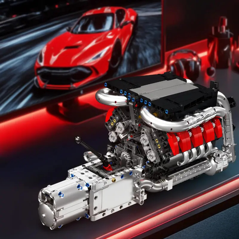 Model Kit Engine V8 - Mould King 10203 1169 pièces Kit