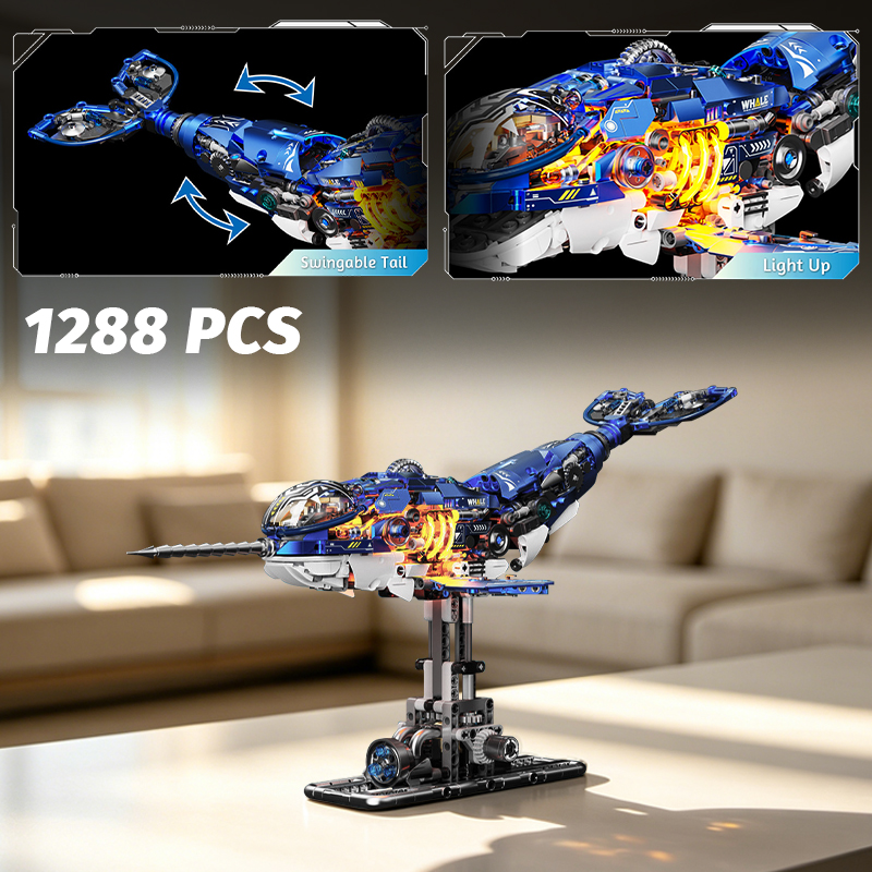 Model Kit Anubis - Modèle de brique Mecha Narwhal de