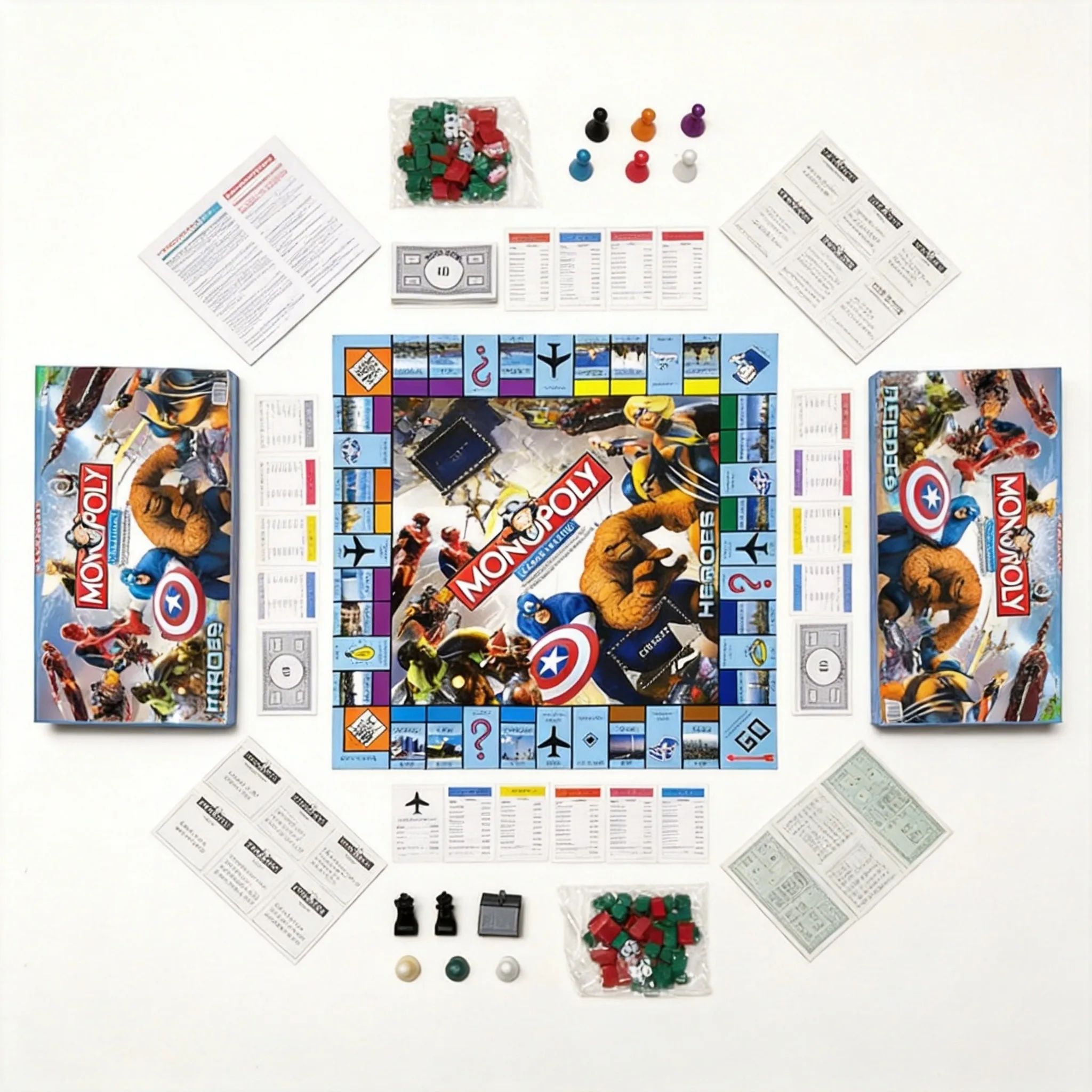 Hasbro Game Monopoly - Jeu de société Marvel Heroes Monopoly