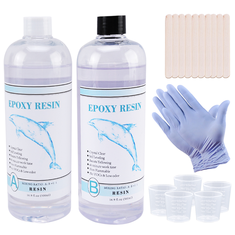 Resin Kit Cast - Résine époxy transparente 1:1, résine d'art