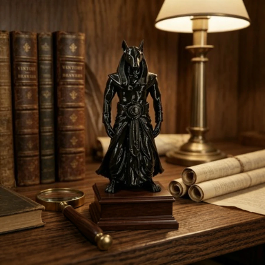 Model Kit Anubis - Statue d'Anubis imprimée en 3D, figurine