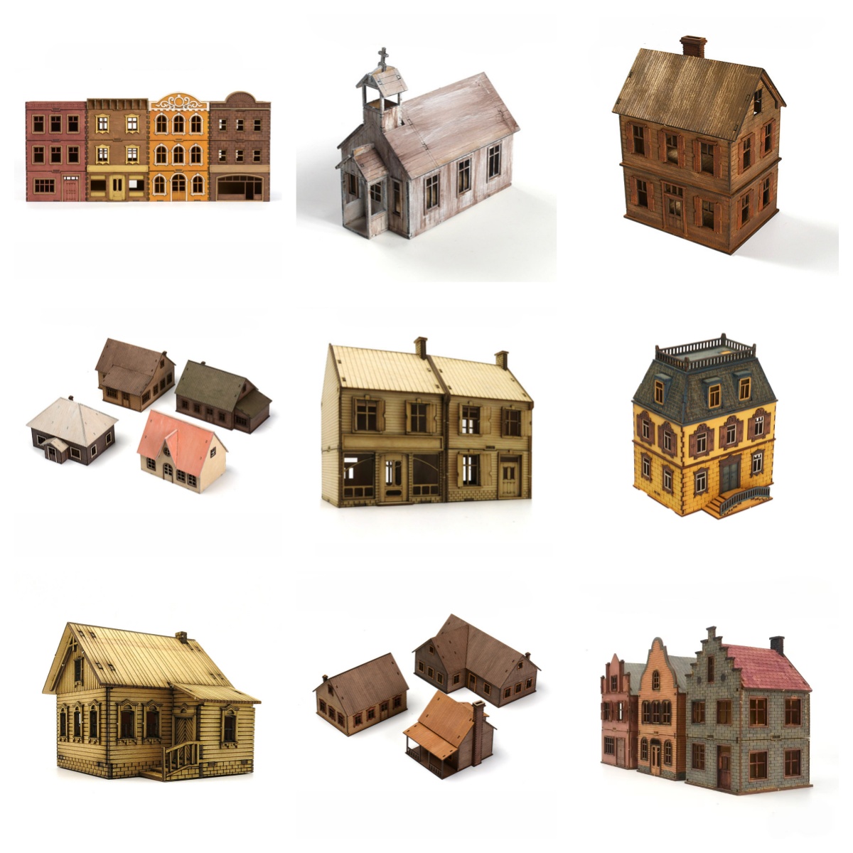 Model Kit Centaur - Modèle de maison en bois à