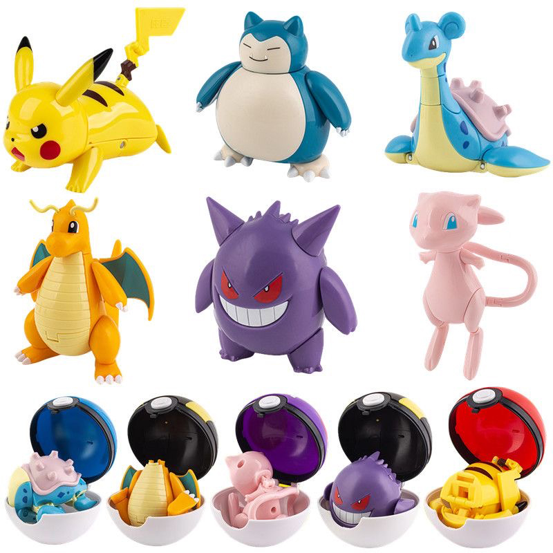 Model Kit Eevee - Figurine Pokemon Pokeball transformable Pikachu Charizard