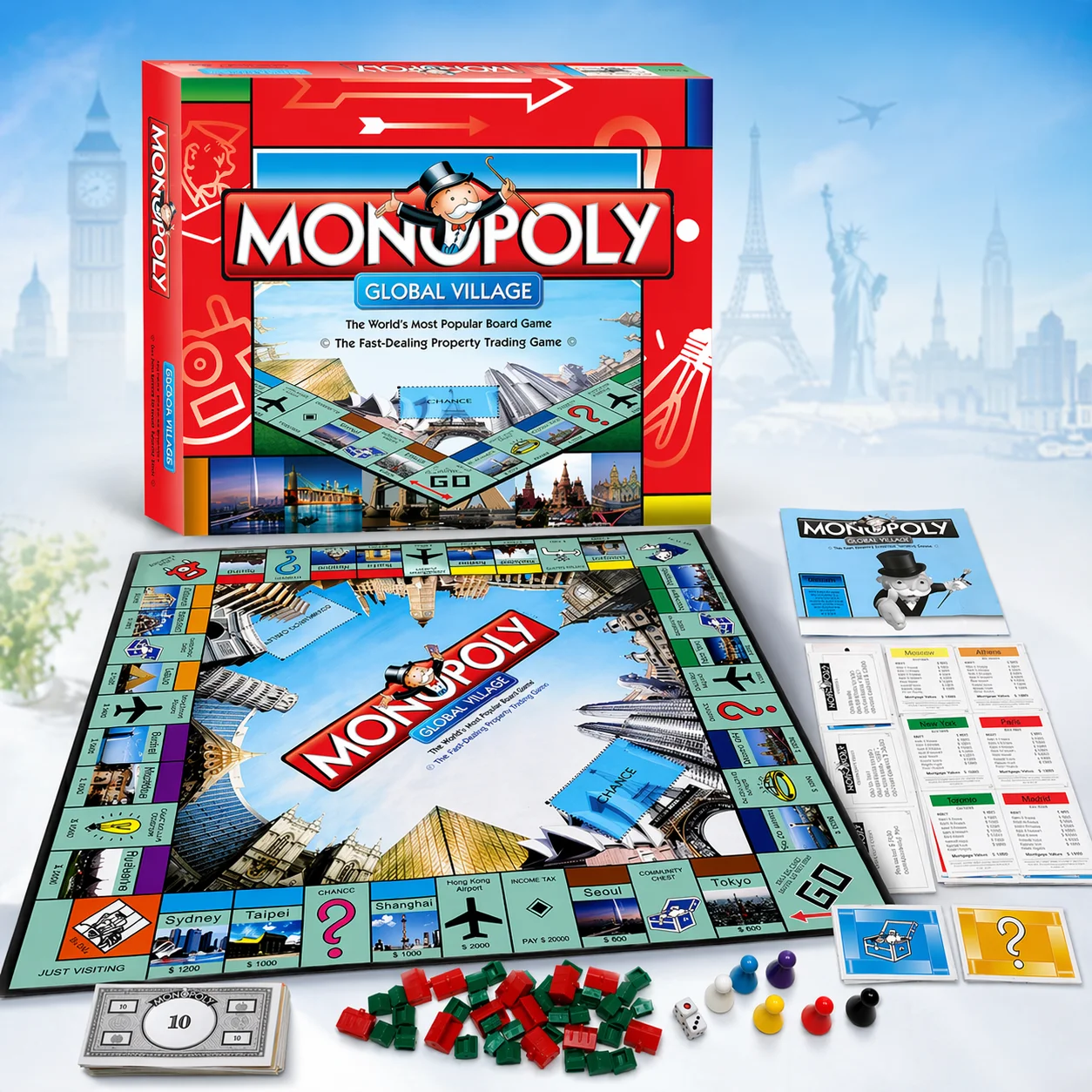 Hasbro Game Monopoly - Jeu de société MONOPOLY GLOBAL VILLAGE
