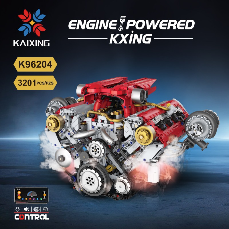 Moteur motorisé V8 3201 pièces - Model Kit Engine V8 avis et prix