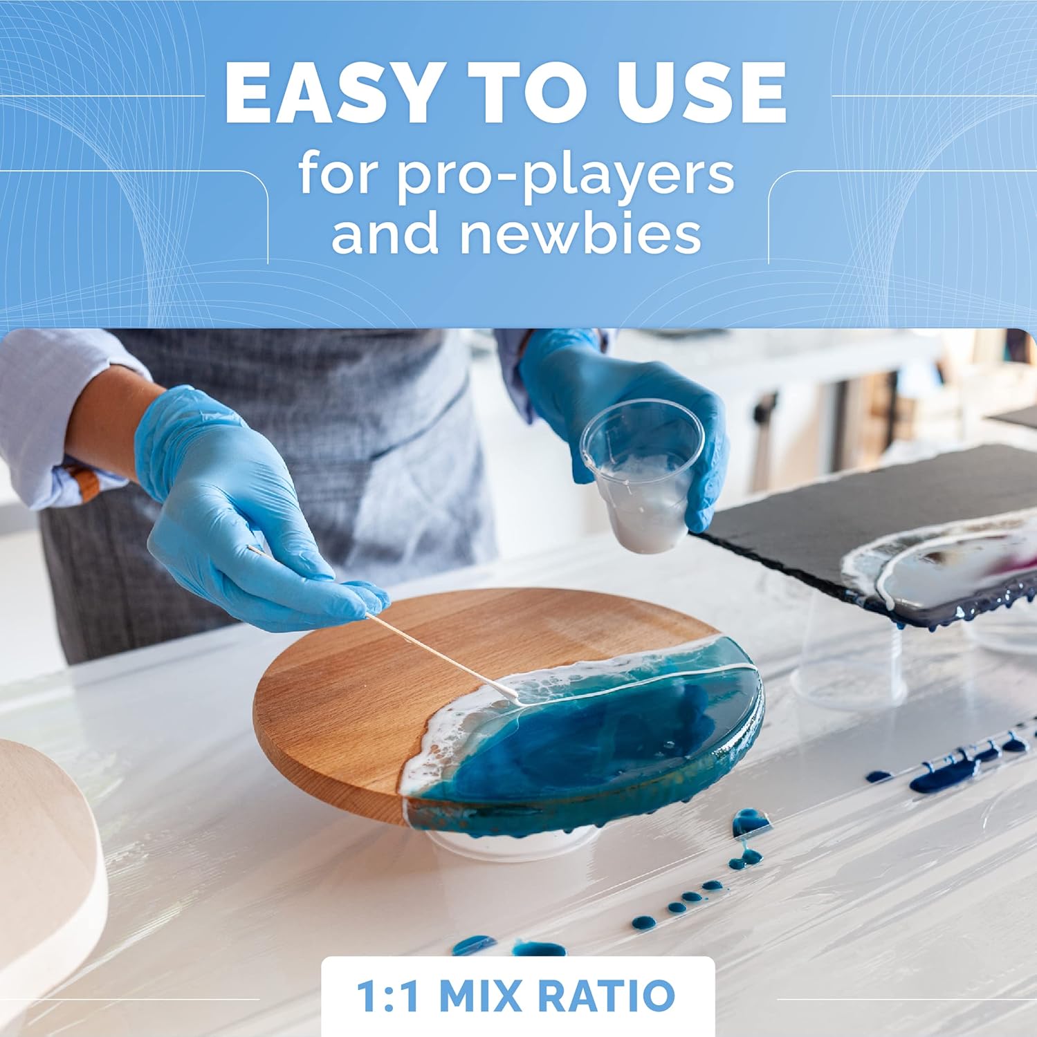 Kit de résine époxy transparen - Resin Kit Cast avis et prix