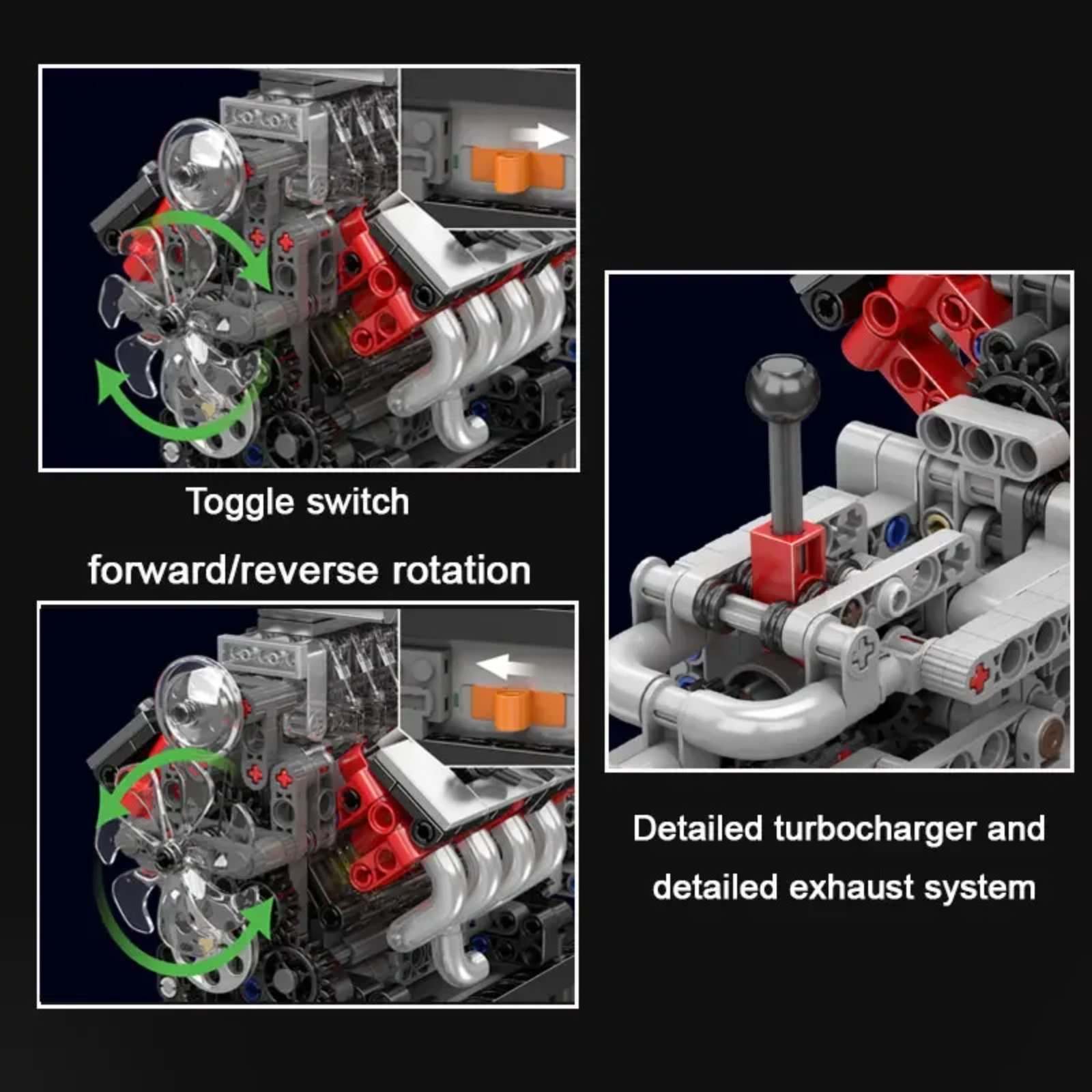 Mould King 10225 V8 Kit de con - Model Kit Engine V8 avis et prix