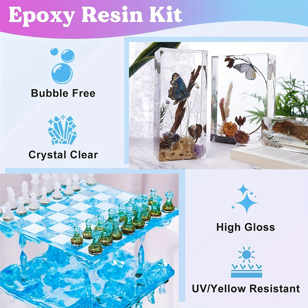 Kit de résine moulée transpare - Resin Kit Cast avis et prix