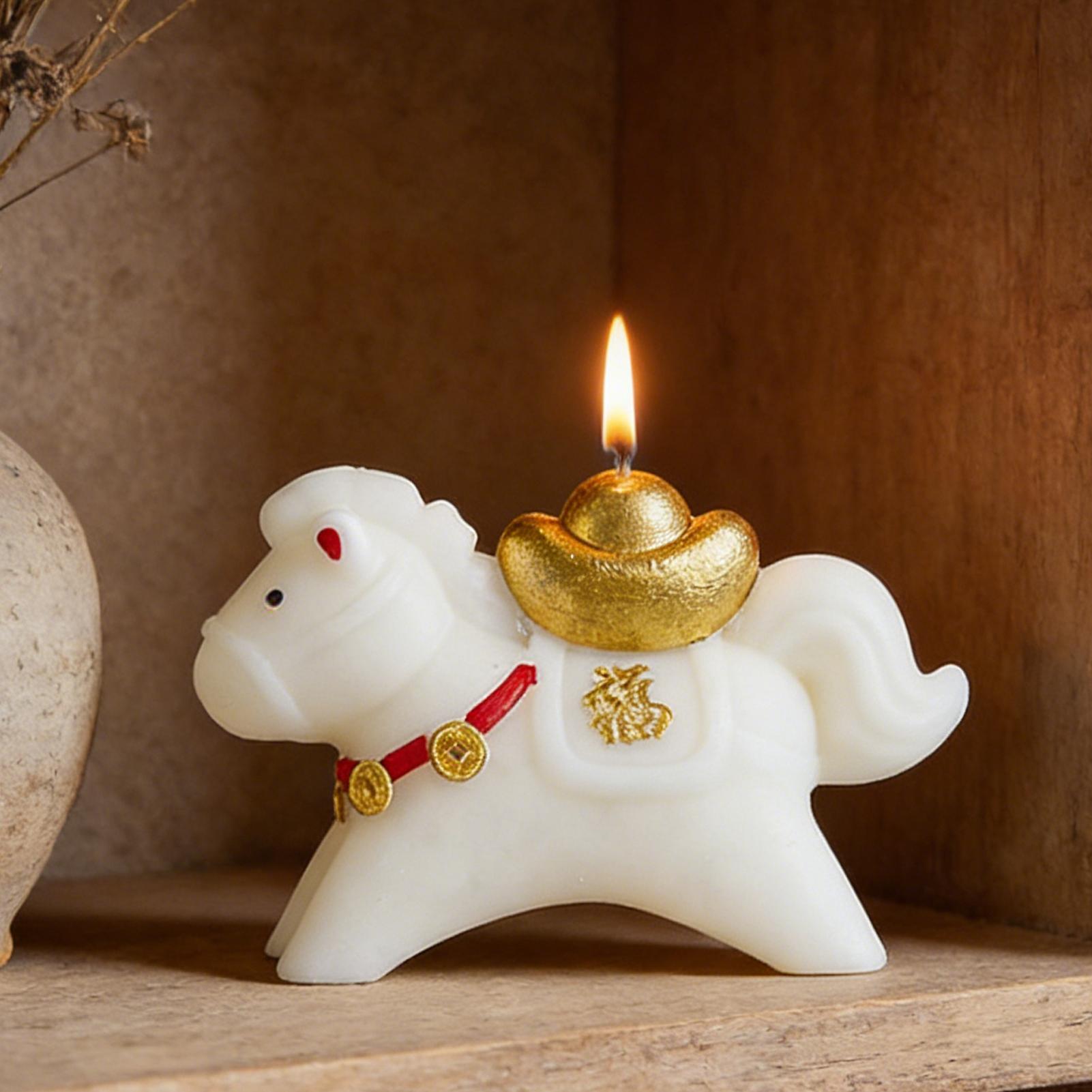 Bougie parfumée en forme de ch - Model Kit Horse avis et prix