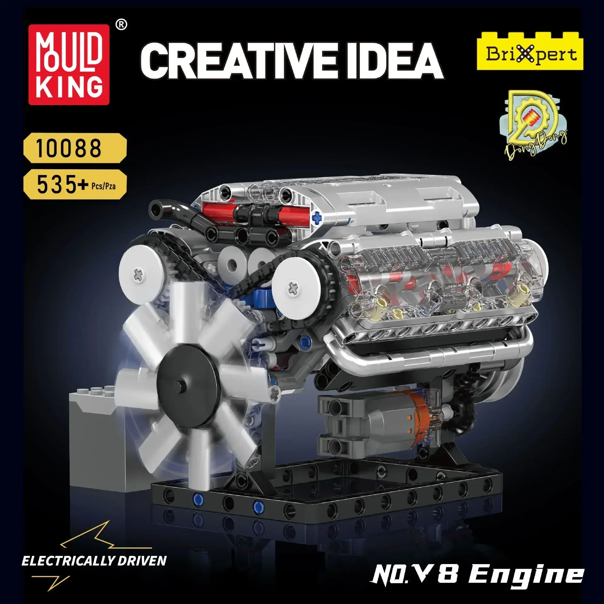 Mould King-Ensemble de blocs d - Model Kit Engine V8 avis et prix