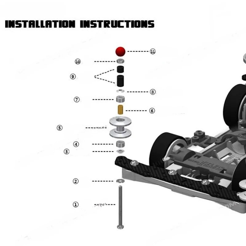 Rouleaux de guidage doubles 12 - Tamiya Model Mini 4Wd avis et prix