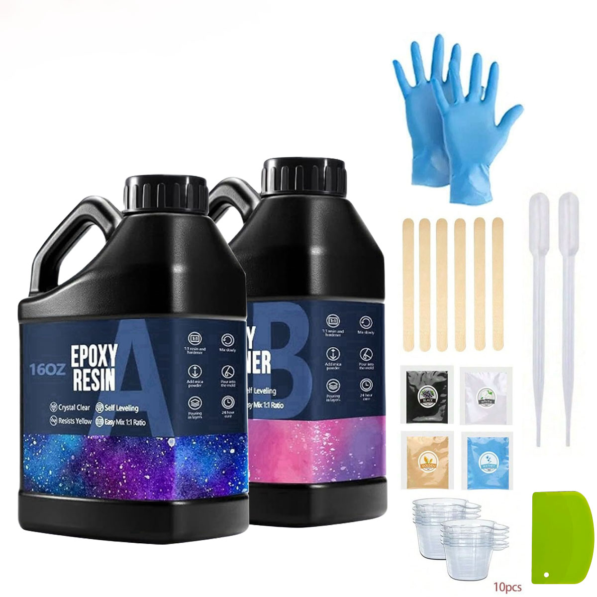 Kit de résine époxy transparen - Resin Kit Cast avis et prix