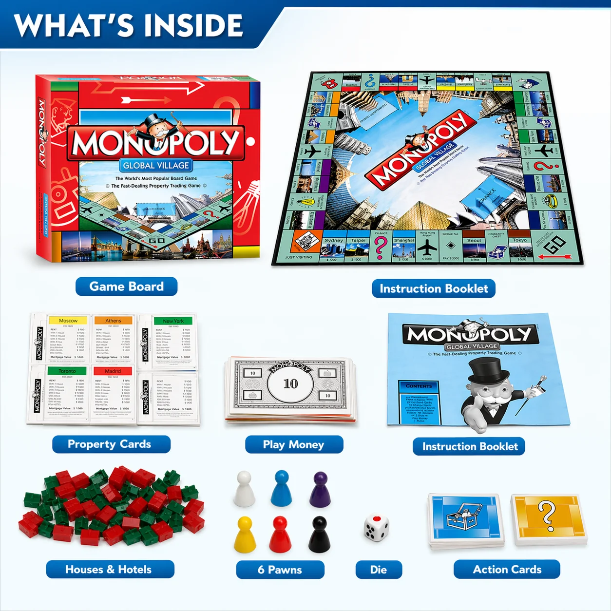 Jeu de société MONOPOLY GLOBAL - Hasbro Game Monopoly avis et prix