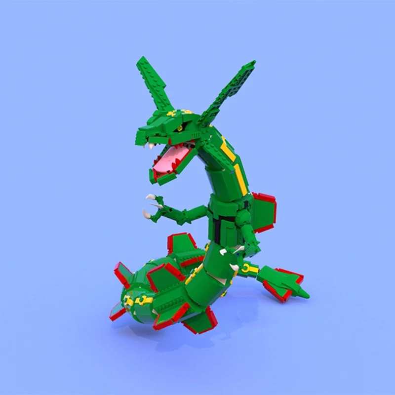 Blocs de construction MOC Poke - Model Kit Rayquaza avis et prix