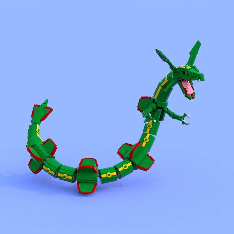Blocs de construction MOC Poke - Model Kit Rayquaza avis et prix